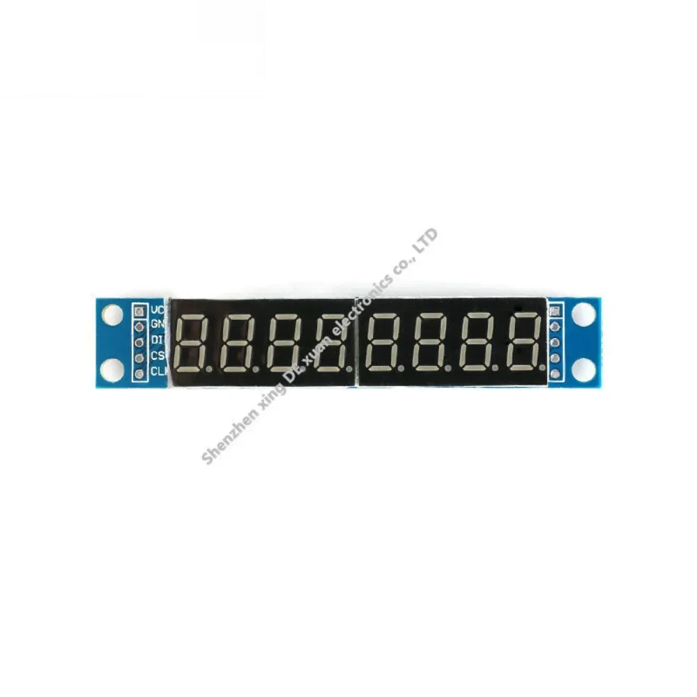 1 Uds MAX7219 Módulo de Control de pantalla de tubo Digital Led de 8 dígitos para Arduino 3,3 V 5V microcontrolador controlador serie 7 segmentos