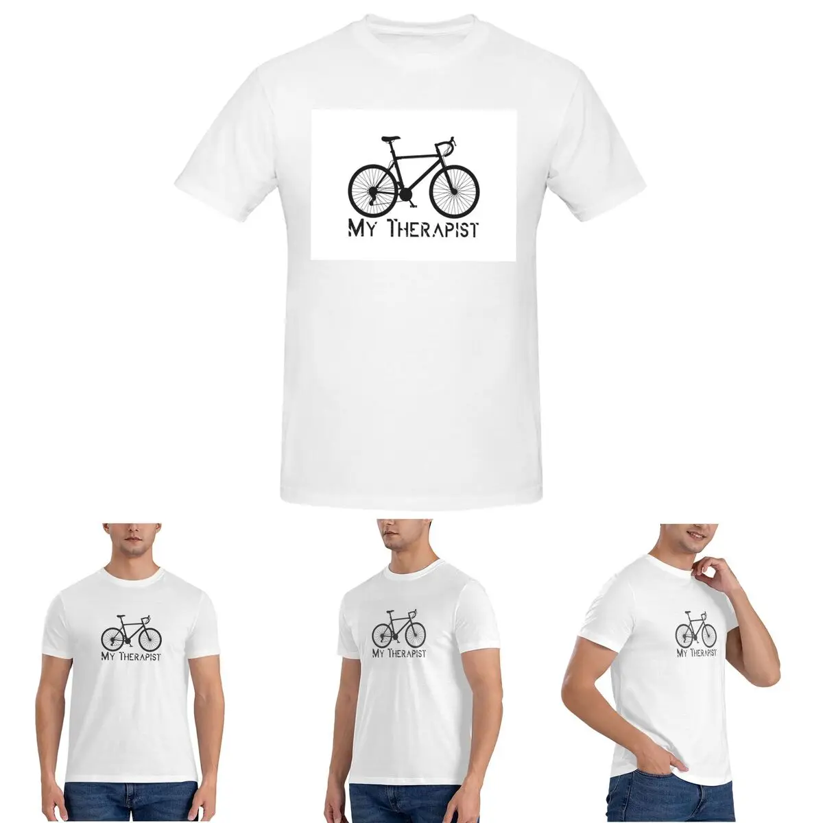 

Футболка MY THE Bicycle для мужчин, хлопковые футболки большого размера, мужские футболки с коротким вырезом, летняя одежда, топы S-6XL