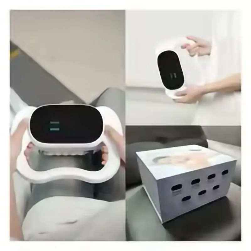 Rodillo masajeador de relajación muscular portátil 9D LED rotación 360 drenaje linfático levantamiento de la piel máquina para aliviar el dolor