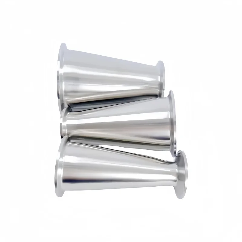 3a padrão 2 polegadas * 2.5 polegadas/2 polegadas * 1.5 polegadas, redutor tri braçadeira, encaixe de tubulação sanitária, cabeça e cabeça de carregamento rápido, redutor concêntrico