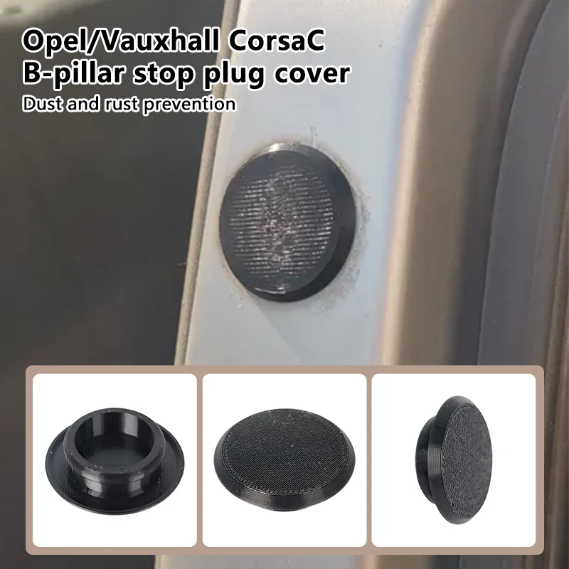2/4PCS Car Stop Plug Cover Dustproof Rust Proof for Opel Vauxhall Corsa C-Type B-Pillar Stop Plug Decor Accessory Wholesale