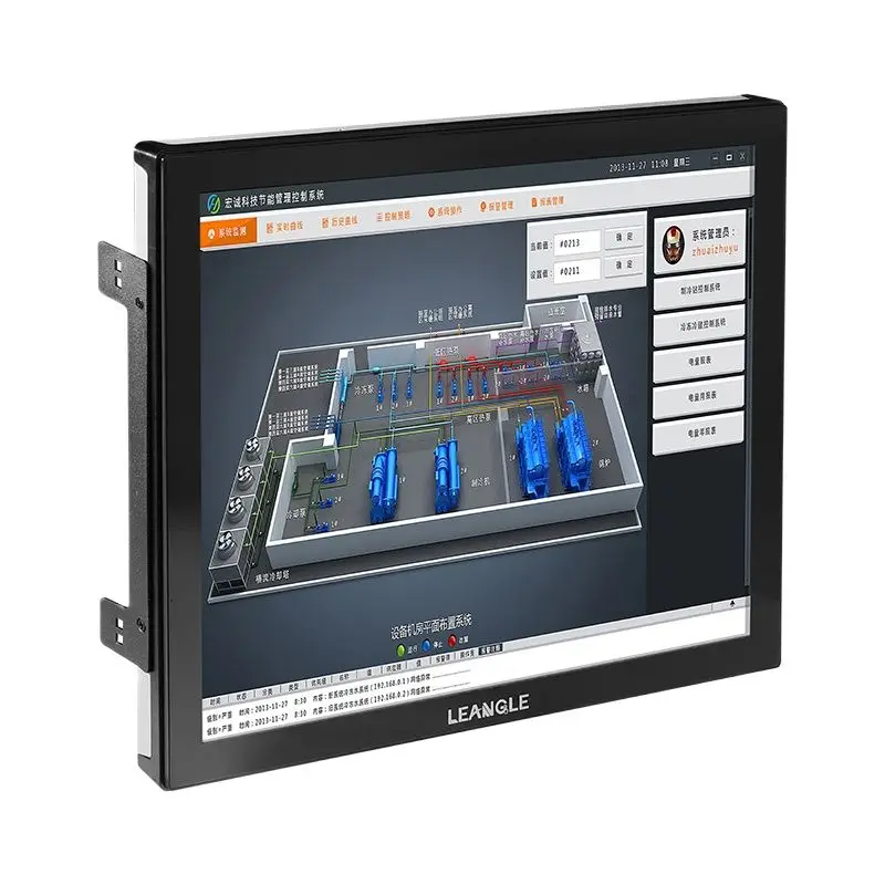 Open Frame Touch Panel PC IP65 Waterproof All in One Computer  17 Inches ABS  Dustproof Industrial Android Rugged Tablet