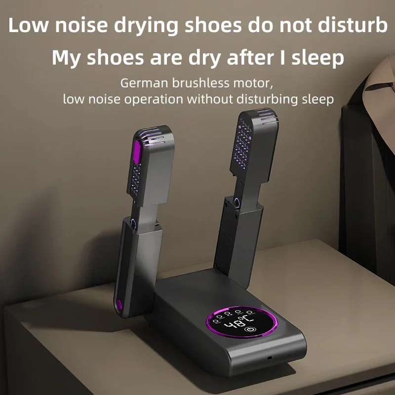 Xiaomi New Shoe Dryer Intelligent Timer Adjustable Dryer Quick Drying Deodorizing Sterilizing Shoe Dryer Shoe Warmer Heater