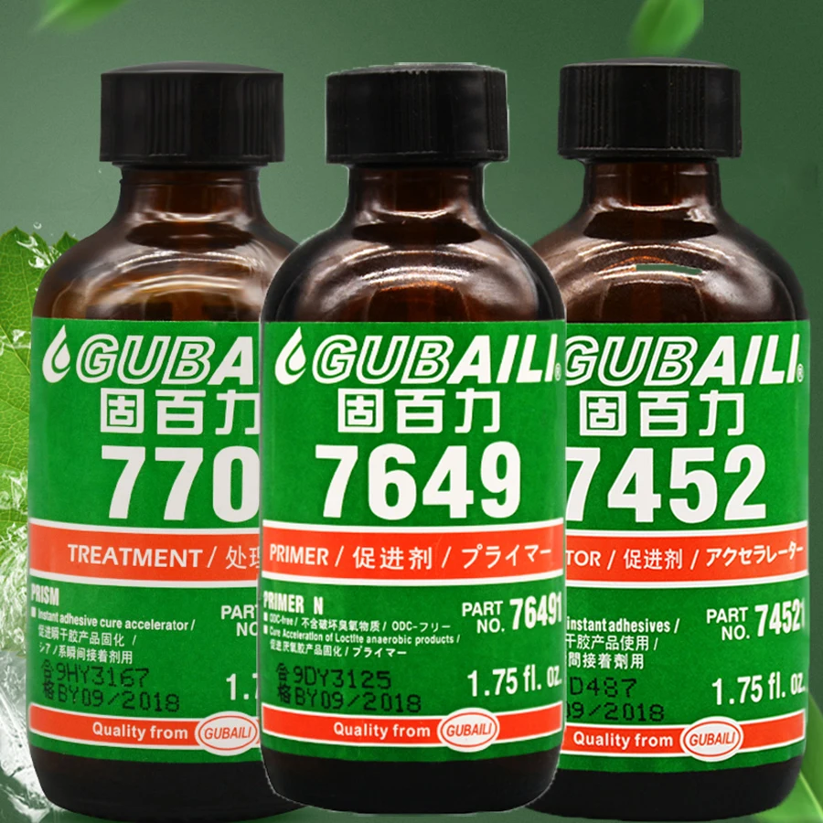 50ml Loctite 7649 770 7452 accelerator Anaerobic adhesive accelerates curing metal surface treatment activator