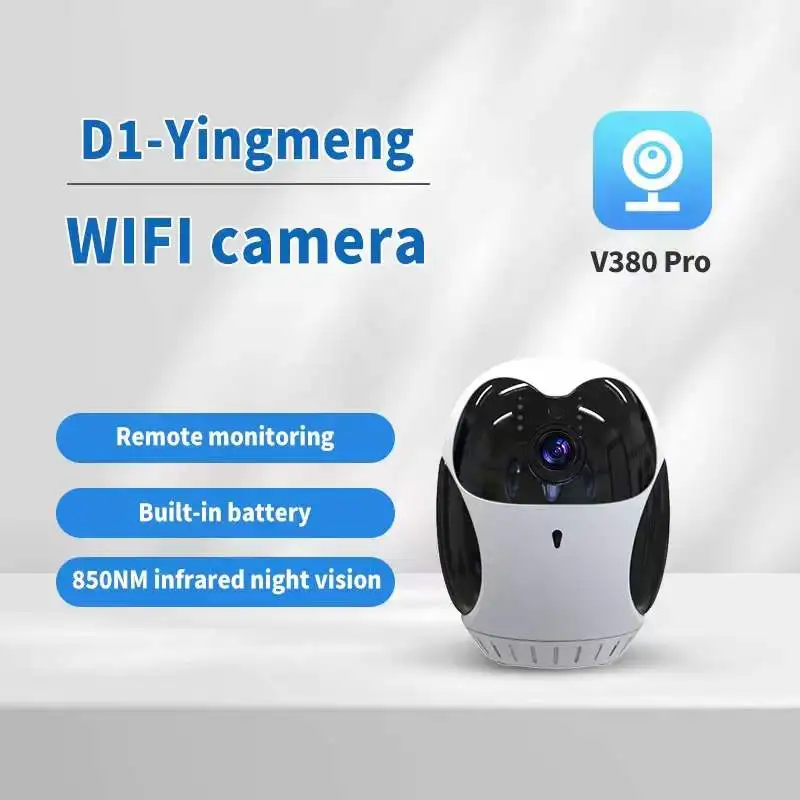 

2MP 1080P V380 APP Battery Power Wide Angle PTZ WIFI IP Dome Camera Motion Detection Home Security CCTV Baby Monitor