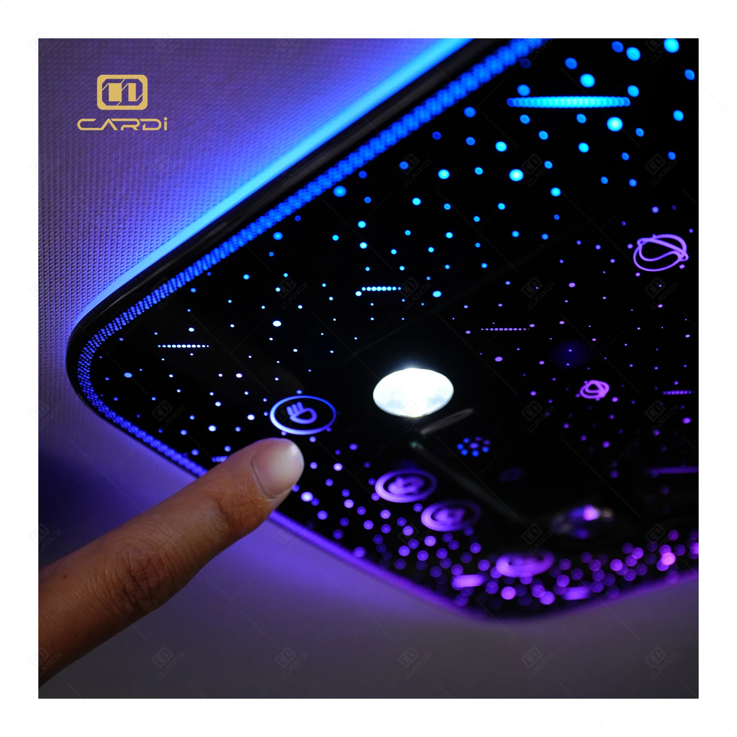 Hot selling：'CARDI' Gen 1st Car Reading Light with Touch-sensitive Control for Ambient Lighting Systems
