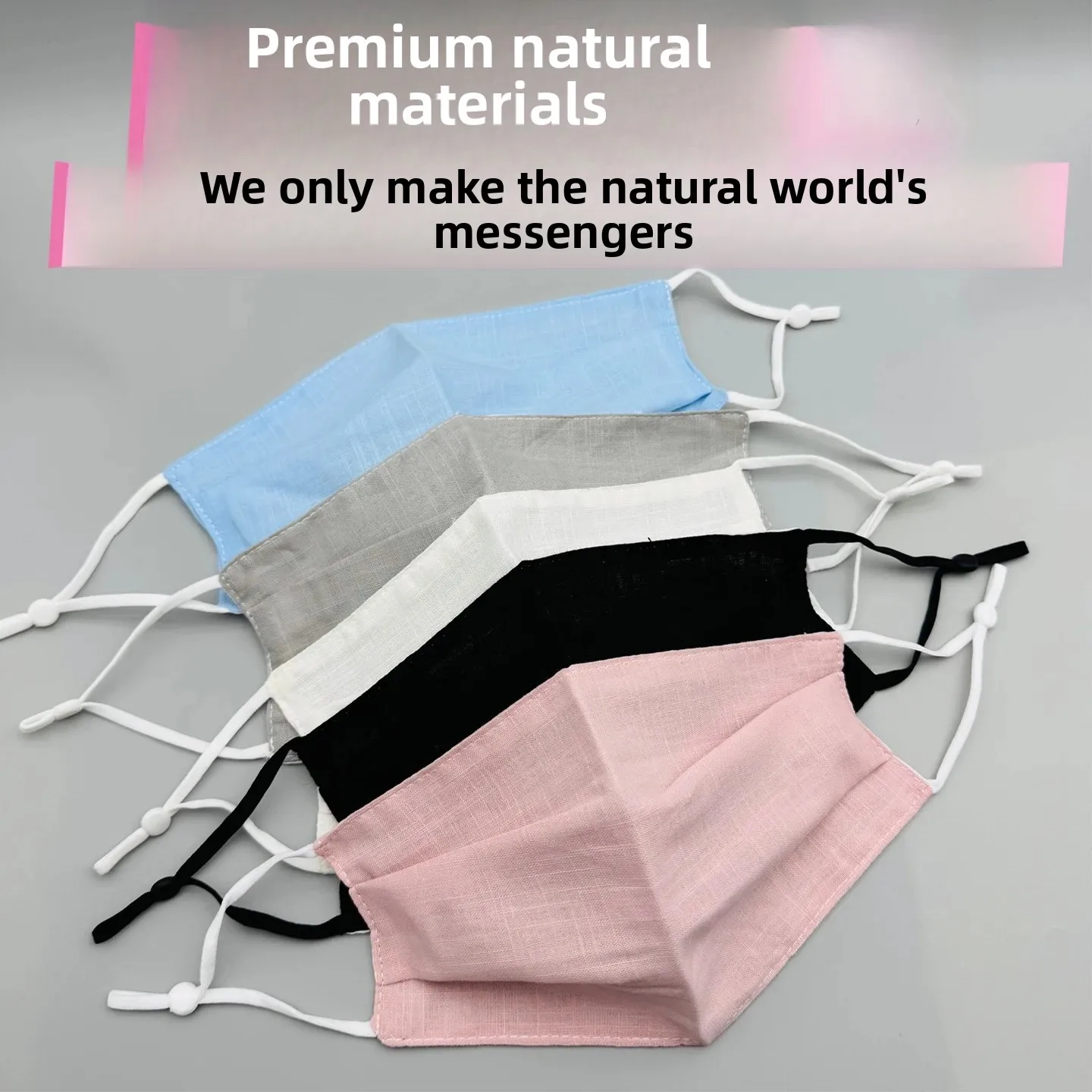 Pure Cotton Mask Breathable Thin Model Spring Summer Two Layers Large Size Unisex Universal Face Full Cotton Cloth Black Dust...