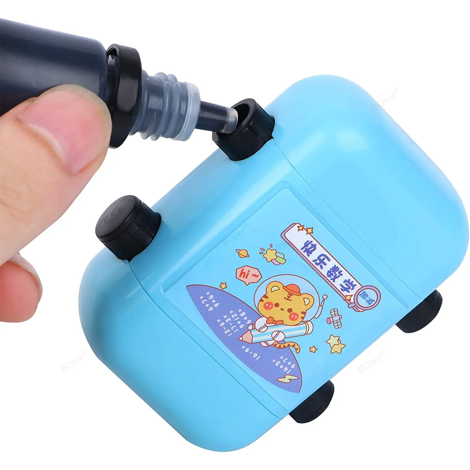 Math Roller Stamp para Ensino, 2 em 1, 2 em 1, Multiplicação e Divisão, Dual Head, Smart Math Practice Stamps for Kids