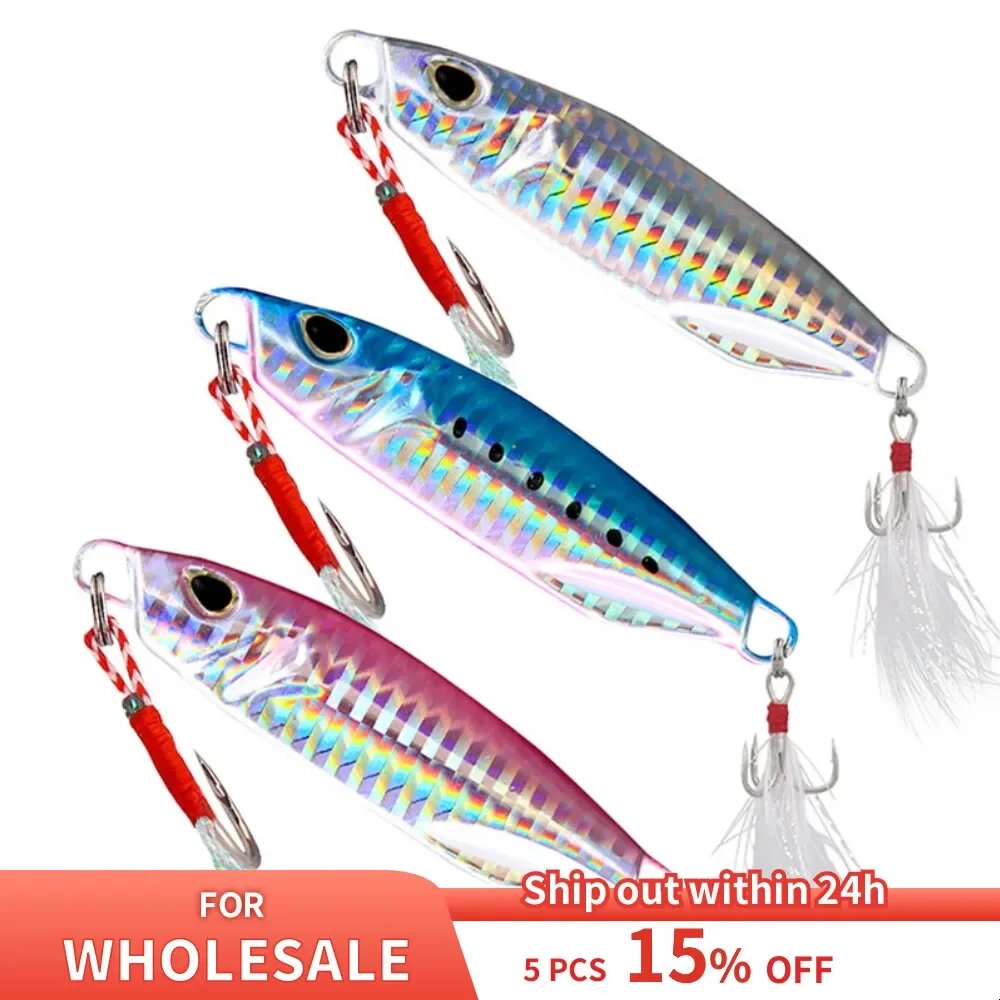 VWVIVIDWORLD-VH,Metal Cast Lure,20G 30G,Artificial Bait,Shore Slow Fishing Lures,Super Hard,Bass Fishing Tackle,wholesale