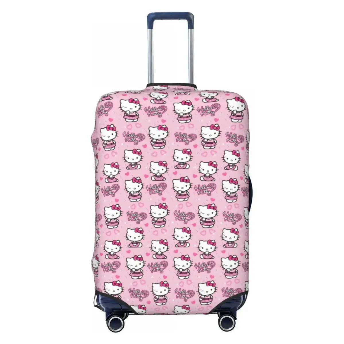 

Custom Hello Kitty Luggage Cover Funny Classical Printing Cute KT Cat Suitcase Protector Covers Suit For 18-32 inch