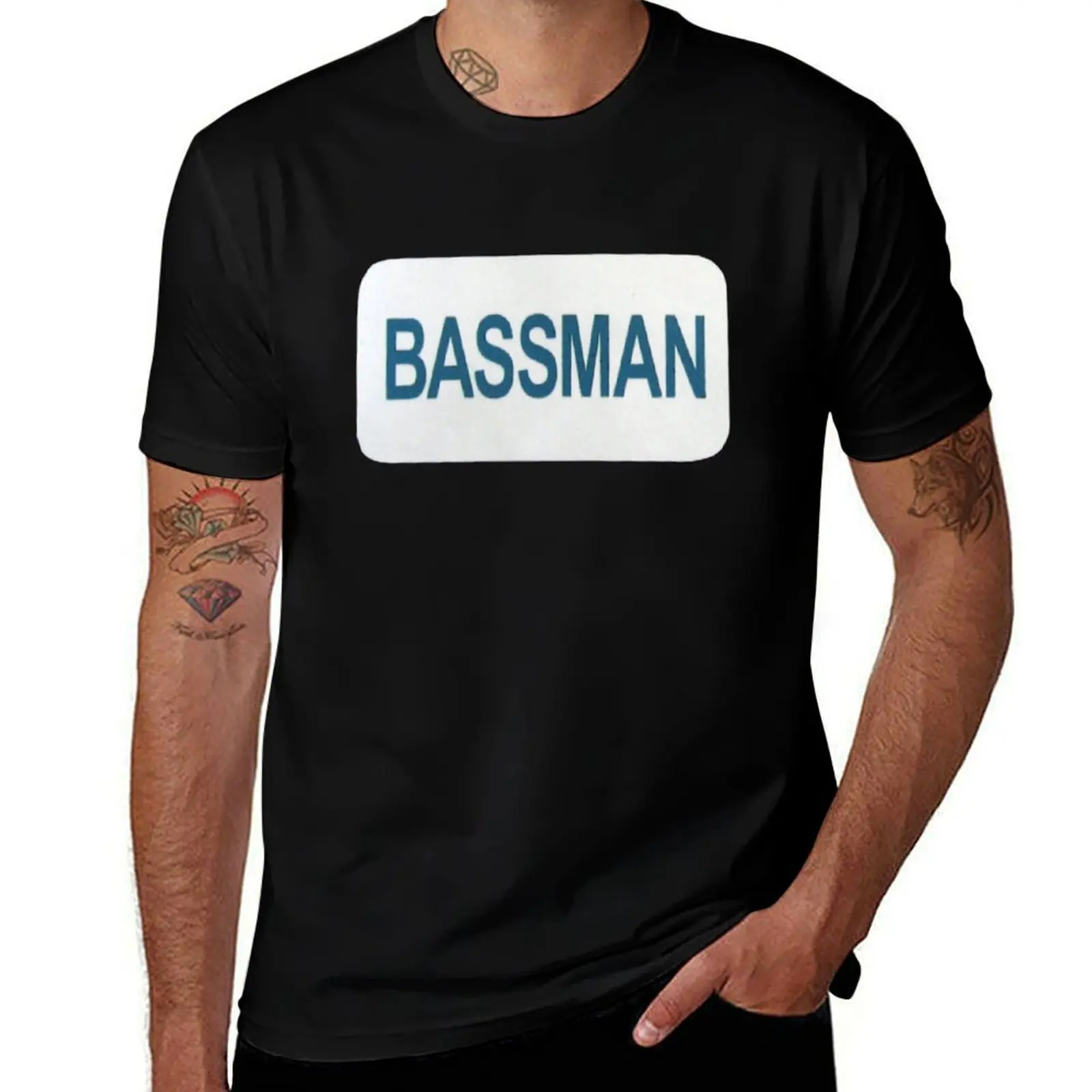 

Bassman Vintage Image T-Shirt men t shirt cotton 100% t shirts for man graphic tees T-Shirt