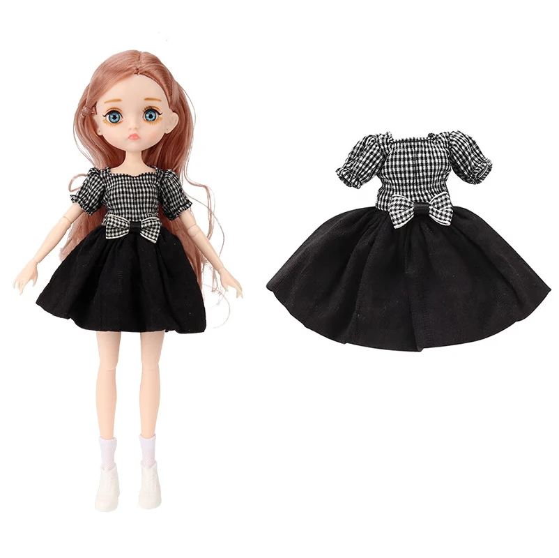 

NEW Fashion Skirt For 1/6 Doll Casual Outfits Vest Shirt Pants Dress Dollhouse Accessories Clothes for Barbie Doll JJ