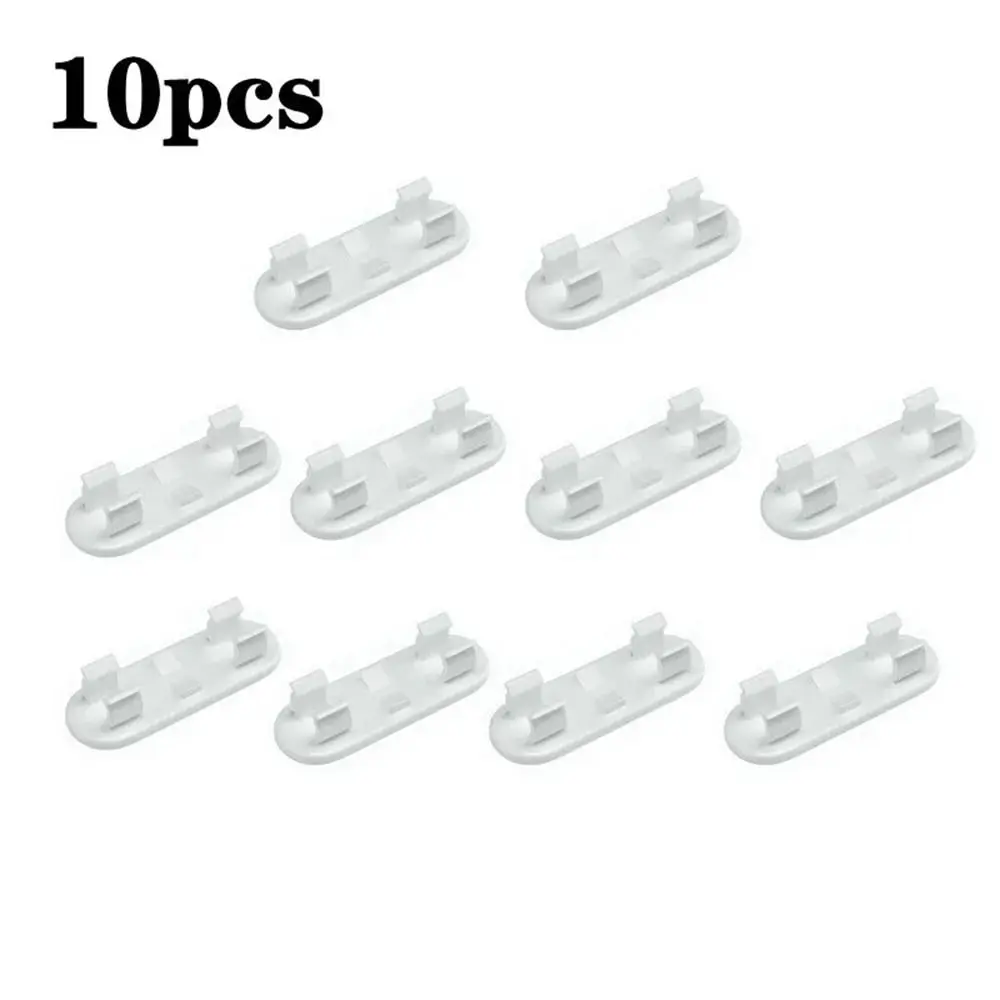 10Pcs Universal Plastic Cable Clip Mini Nail-Free Cable Manager Self-Adhesive No Punching Wire Holder Power Cord