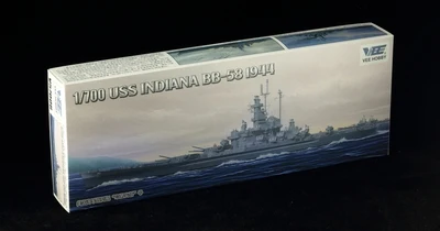 VEE HOBBY V57006 1/700 Scale USS INDIANA BB-58 1944 Model ship kit