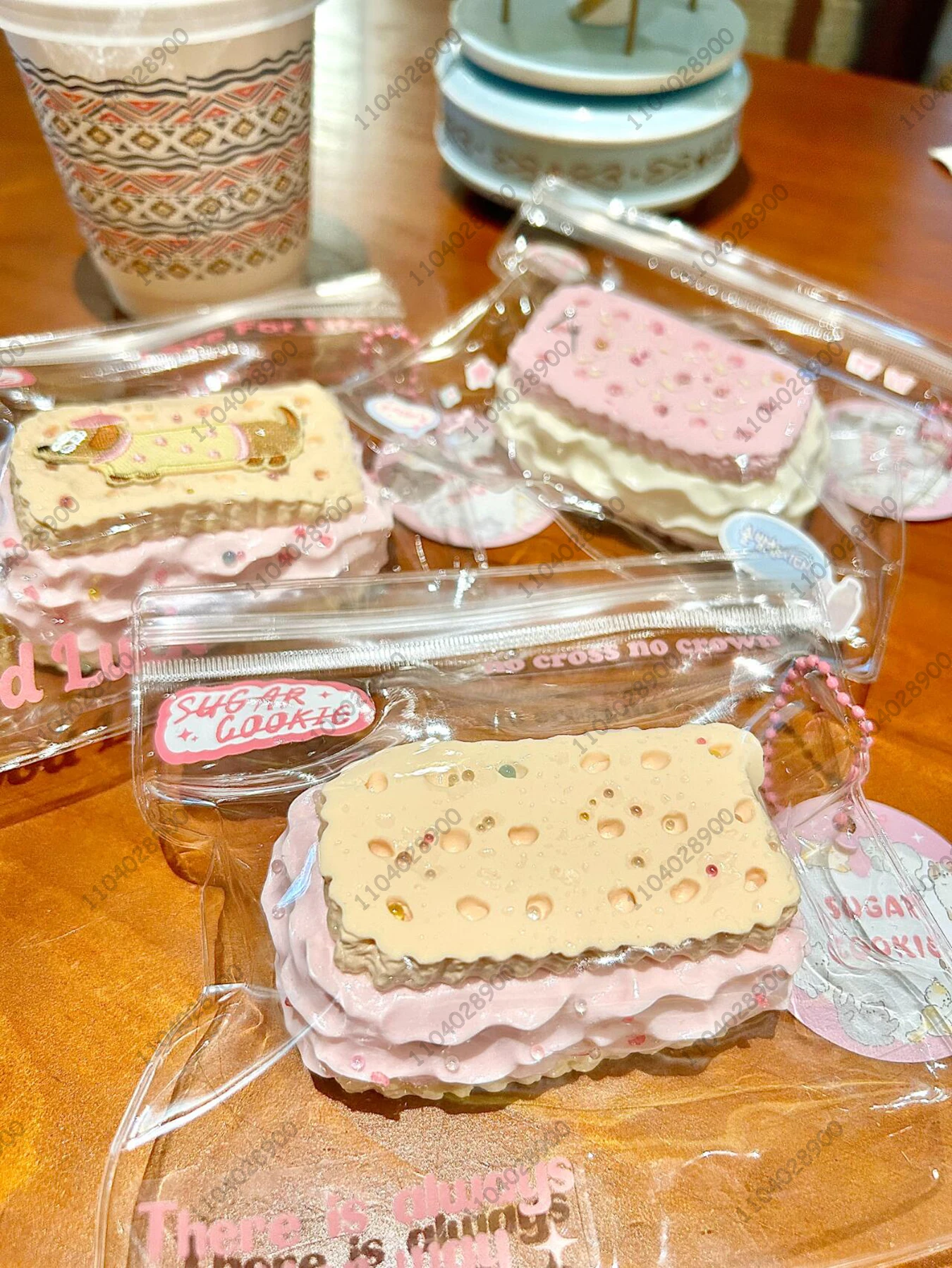 Cracker de galletas en crema Taba, galleta blanda de dos pisos, juguete de Mochi blando, juguete para apretar, liberación antiestrés, juguete para relajar las manos, regalo