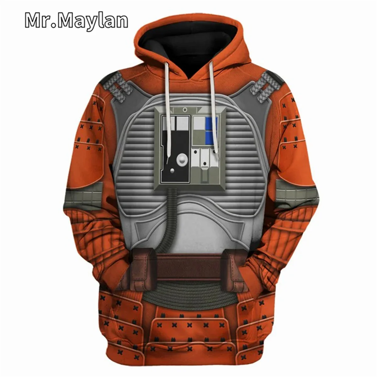 

Rebel Pilot Samurai Uniform Cosplay Costume 3D Unisex Hoodie Men Sweatshirt Streetwear Zip Pullover Casual Jacket Tracksuits-686