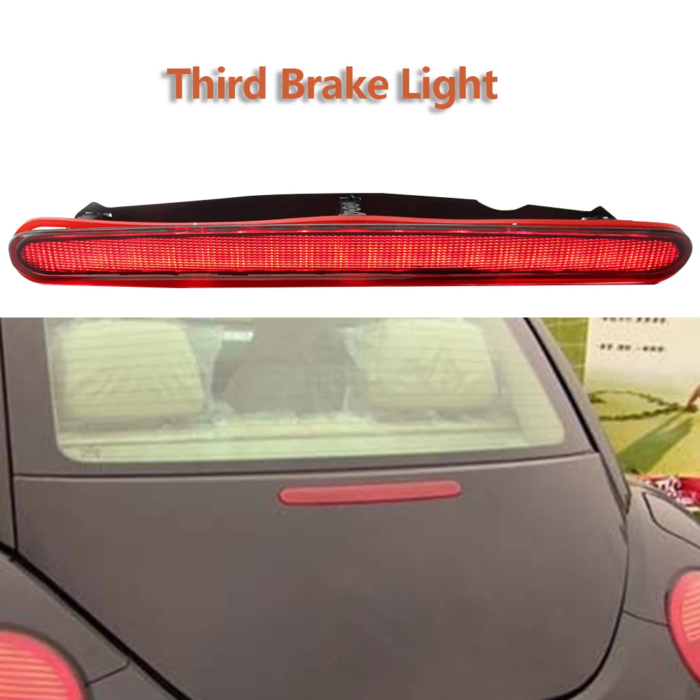 

Car Third Brake Light for VW Volkswagen Beetle 1998-2010 1C0945097E Additional Rear Tail Stop Signal Lamp LED High Level Mount