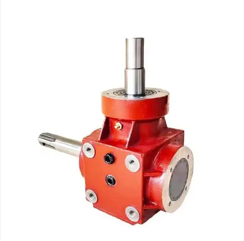 

Factory Price Two Shaft 1 3/8" Z6 Spiral Bevel Gearbox for PTO Shaft Ratio 2:1 Forward and Reverse Rotation Agricultural Machine