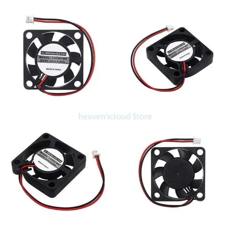 

Y88B DC5V PC Cooling Fan Efficient Heat Sink 2Pin LD3007MS For Single Board PC