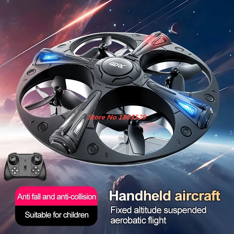 Mini RC UFO Drone LED Light Gesture Sensor Quadcopter Anti-collision Induction Flying Ball Dron RC ของเล่นสําหรับของขวัญเด็กของเล่น