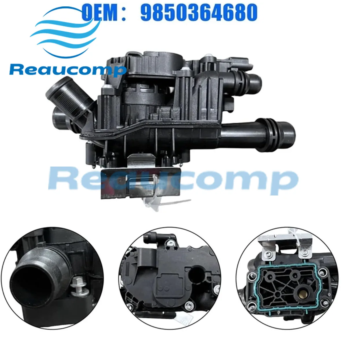 

Engine Coolant Thermostat Housing 9850364680 9803549480 3642484 8192978 For Peugeot 208 3008 508 Citreon C3 C4 DS