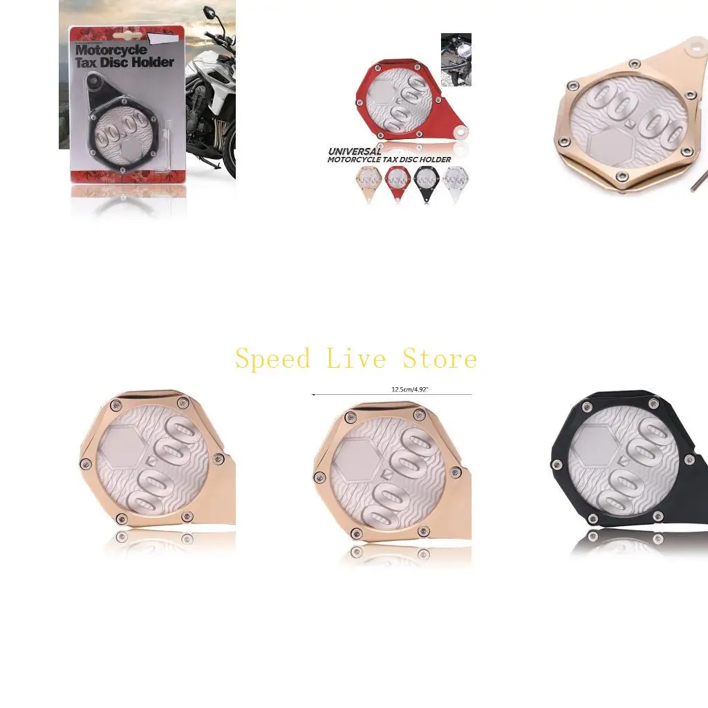 

547C Motorcycle Moped- Tax Disc Holder Motorbike Waterproof Tax Disc Permit Holder