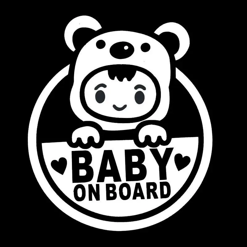 

Funny Baby on Board Waterproof Car Sticker Car Window Bumper Motorcycle Vinyl Decals Fashion Car Styling Car Accessories