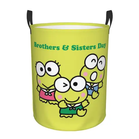 맞춤형 캐로피 빨래 바구니, 접이식 대형 의류 보관함, 만화 아기 망치