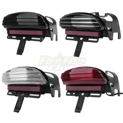 Motorcycle Tri-Bar LED Rear Fender Brake Light Turn Signal Lamp Taillight For Harley Dyna Fat Bob FXDF 2008-up Motorbike Parts