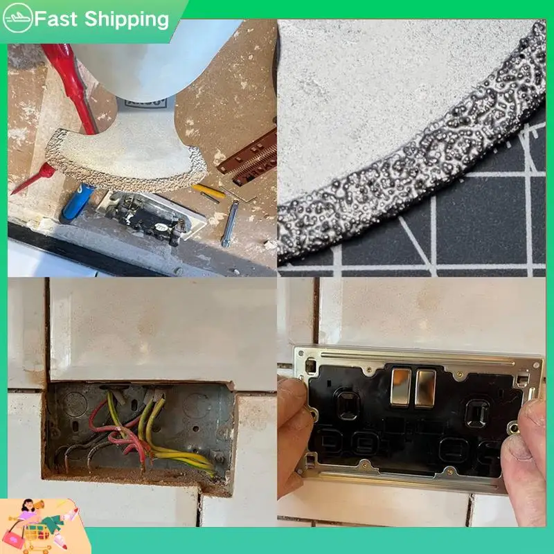 

20 Pcs Diamond Blade Multitool For Grout Removal Oscillating Tool Masonry Tile Concrete Removing Blades XG8020S-Tvdae