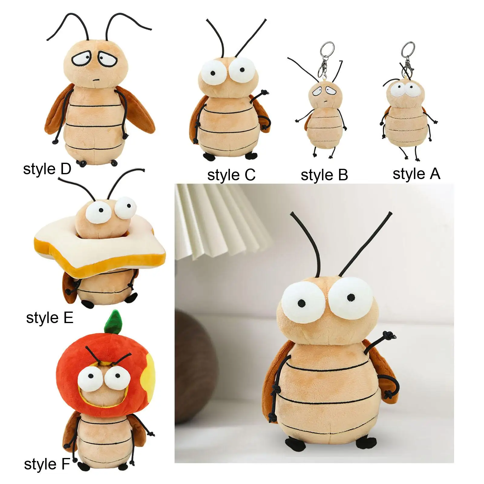 Cute Roach Toy Cute Roach Stuffed Animal for Teens Family Boys Girls