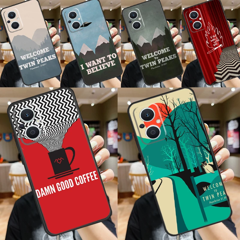 Welcome To Twin Peaks Case For OPPO Reno 11 F 10 Pro 4Z 5Z 8T 4 5 6 7 8 Lite OPPO Find X6 Pro X2 X3 X5 Lite Cover