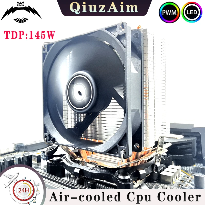 

CPU Fan PC Cooler Processor 2/4/6 Heat Pipe Air-cooled 4pin/PWM Compatible LGA2011 2066 x79 x99 115x 1200 1700 18xx AMD AM4 FM2+