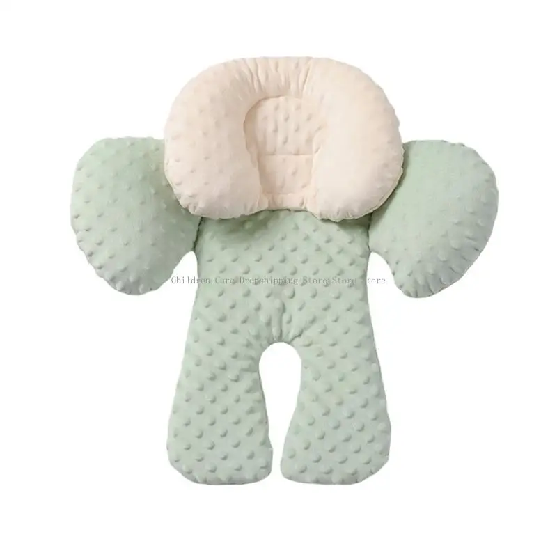 Trẻ sơ sinh Ghế ngồi đệm Chèn Pad Cung cấp toàn bộ cơ thể cho trẻ sơ sinh Trăm xe sơ sinh Thảm ghế với gối phù hợp