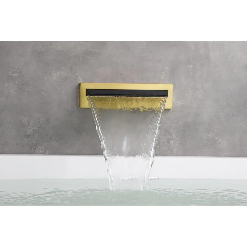 

Наполнитель для ванны с высоким расходом для настенного крепления для ванны и душа, многофункциональная конструкция водопада