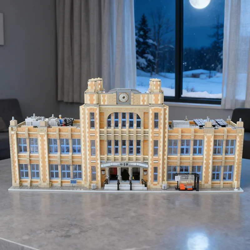 

Набор строительных блоков MOC «Школьный городок» (14412 деталей) – креативный подарок для самостоятельной сборки, декор для демонстрации, премиум-класс, для взрослых и детей, настольный конструктор