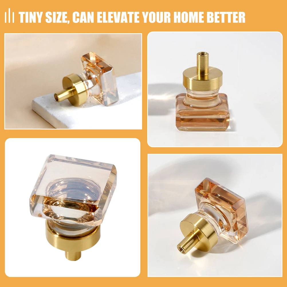 

Crystal Drawer Knobs Brass Cabinet Handles Decorative Pulls For Wardrobe Bookcase Cupboard Furniture Handles