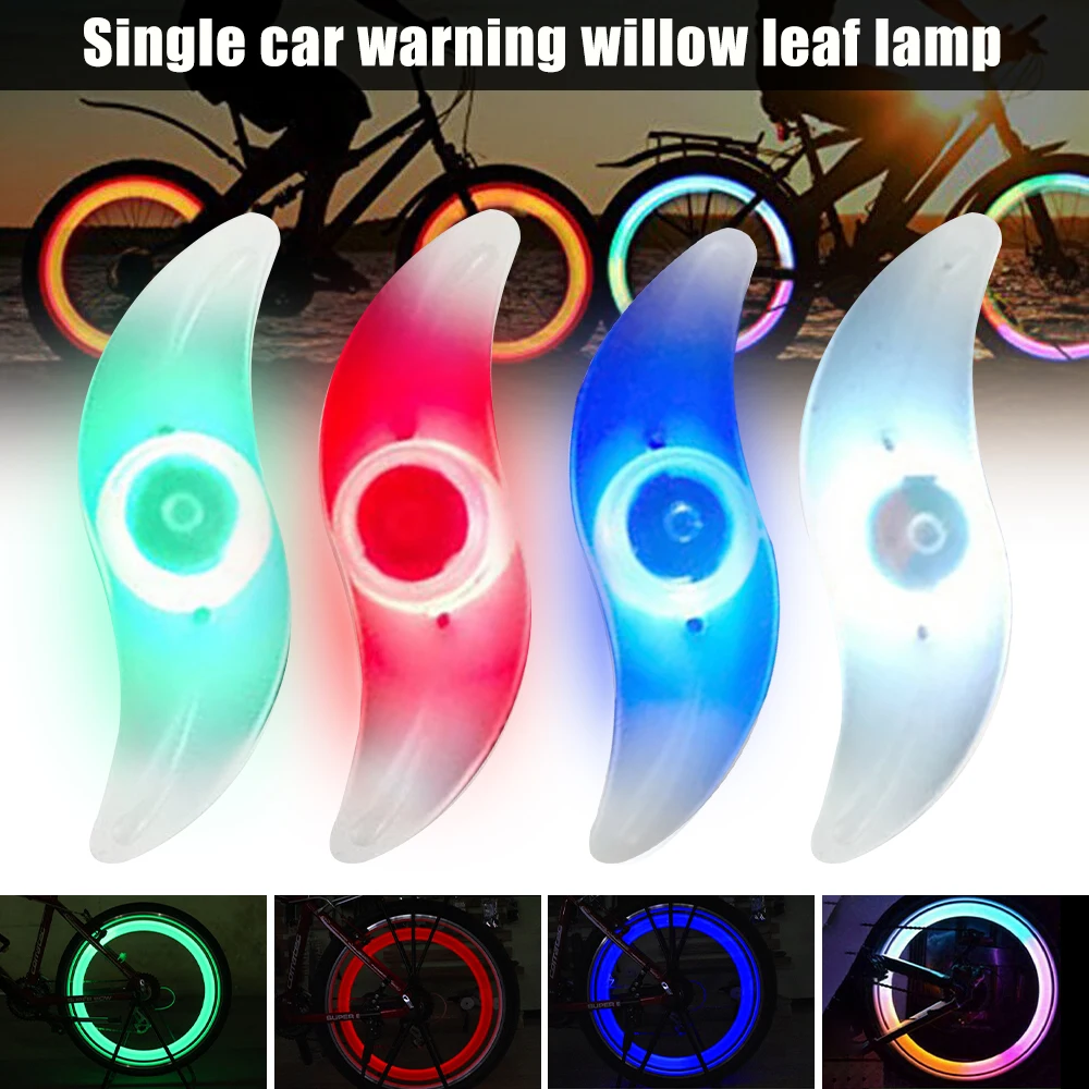 

1pc/5pcs/10pcs LED Bike Spokes 3 Modes Wheel Light Night Cycling Safety Warning Decorative Wheel Lamp Colorful Wind & Fire Wheel