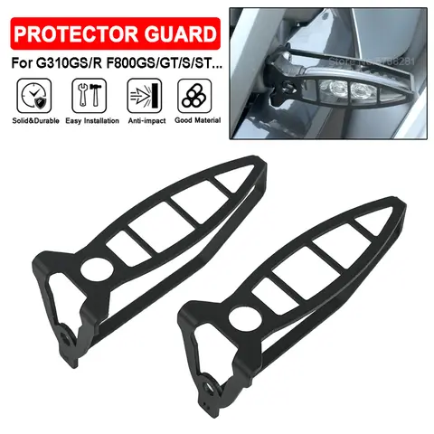 오토바이 전방 회전 신호등 LED 표시기 보호대 가드 커버 BMW F800GS F800ST G310 GS/R R1200GS F650GS S1000XR