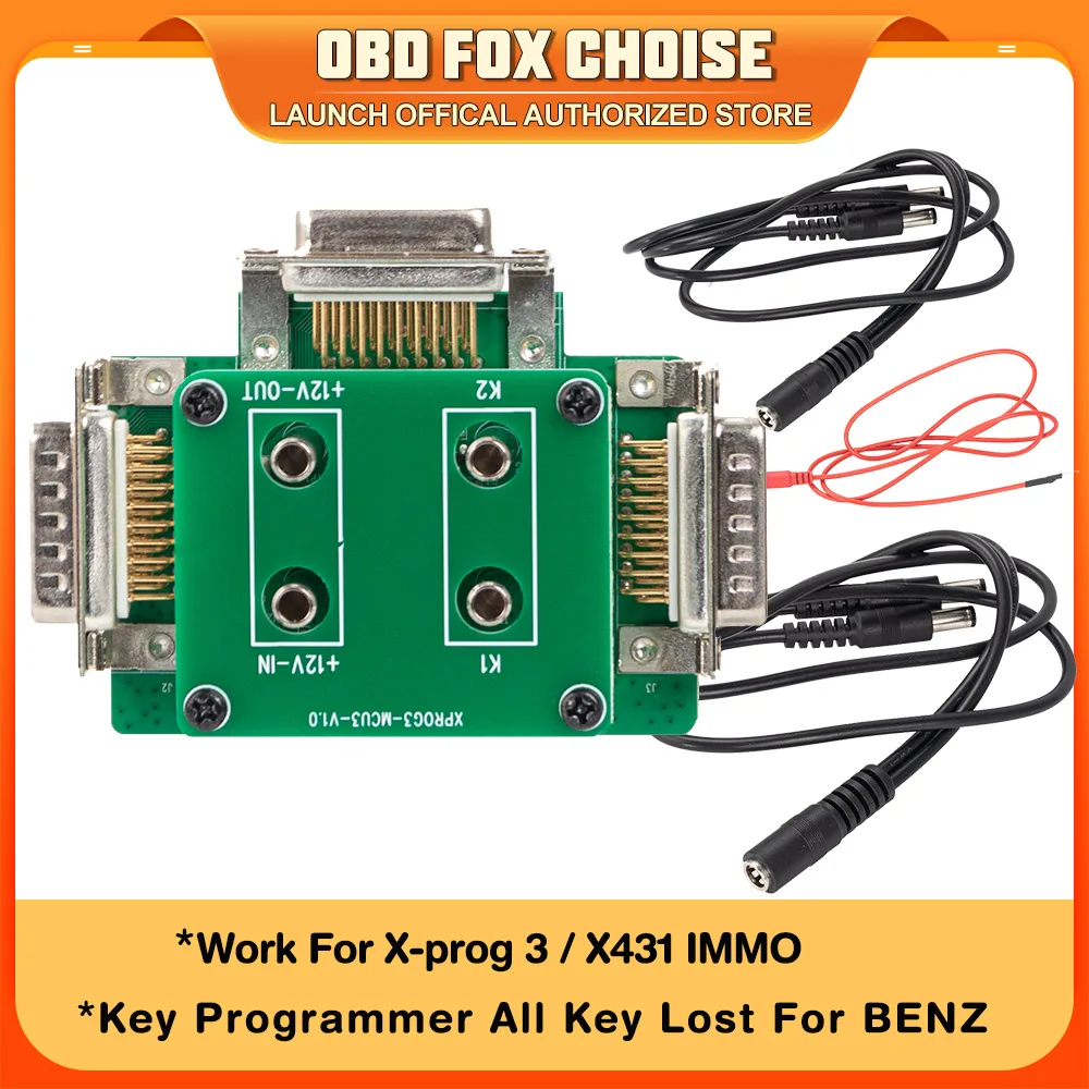 

Адаптер Launch X431 MCU3 для X431 IMMO Elite Pro X-PROG3, работающий для всех ключей Mercedes, потерянных и ECU, чтение TCU