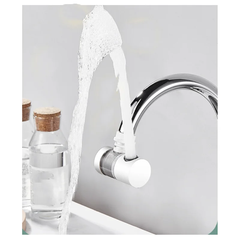 Sistema de filtragem e pressurização de água A69M-Tap com 360 °   Filtro de torneira universal giratório bico à prova de respingos