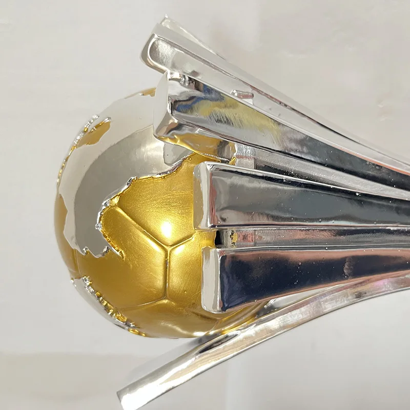 44cm Soccer Club Trophy 1:1 Coppa Champions Cup Replica  Football Trophy Fan's Souvenir Resin Fans Collection