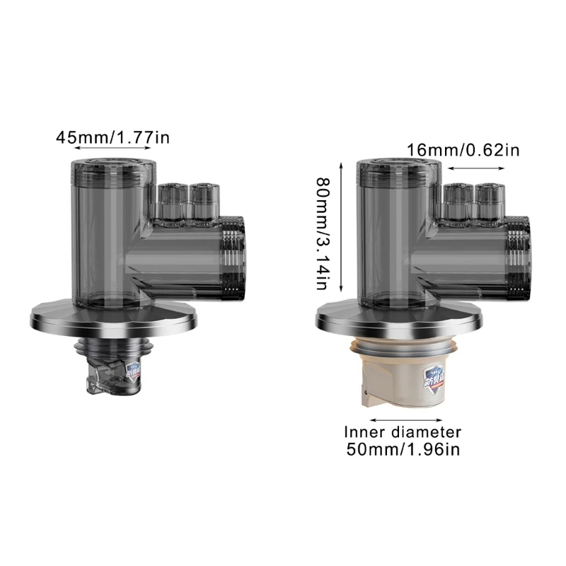 Простая установка, 3-ходовая блокировка запаха, защита от перелива, многофункциональная 3-ходовая заглушка для предотвращения