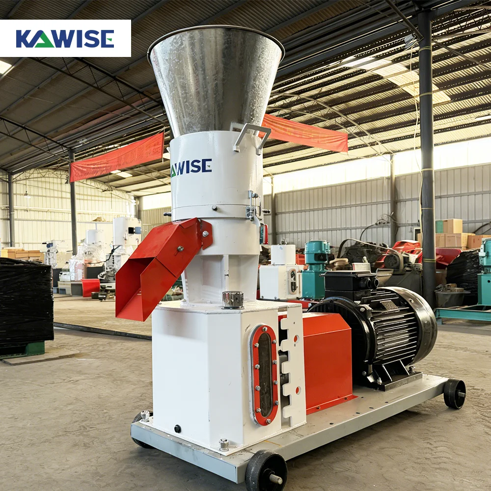 AIROW Electric Rotating Roller Feed Pellet Machine High Efficiency High Quality Pelleting for Poultry Pig Cattle Feed