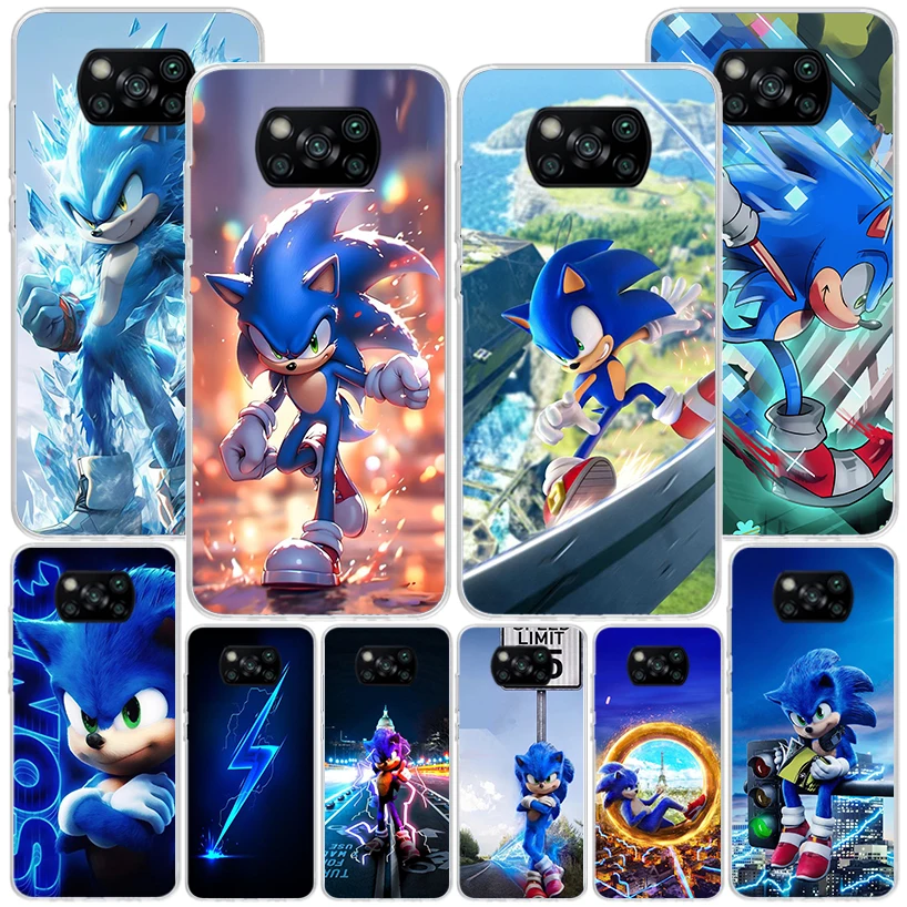 Supersonics Game Phone Case For Xiaomi Poco X6 X5 X4 X3 Nfc F6 F5 Pro F4 Gt F3 F2 F1 M5S M4 M3 Personalized Print Cover