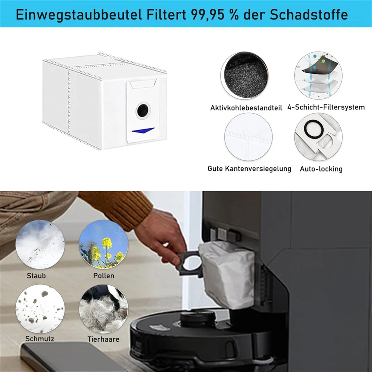 Для Ecovacs Deebot T30 Pro Omni/T30 Omni основная боковая щетка Hepa фильтр швабра ткань аксессуары для робота-пылесоса