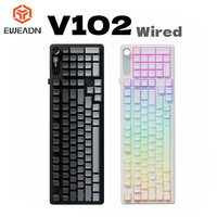 EWEADN V102/V102 Ultra  99 Keys Wired/wireless Keyboard Game Keyboards Smart Display&Knob Cute PC Keyboard for PC/Mac Fps CSGO