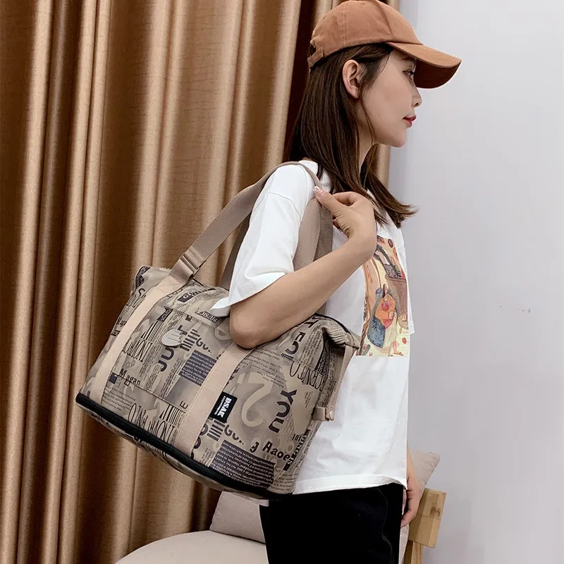 Travel Outdoor Sports Dry and Wet Separation Tie Rod Fitness Bag Luggage Large Capacity Storage Portable Business Travel Bag