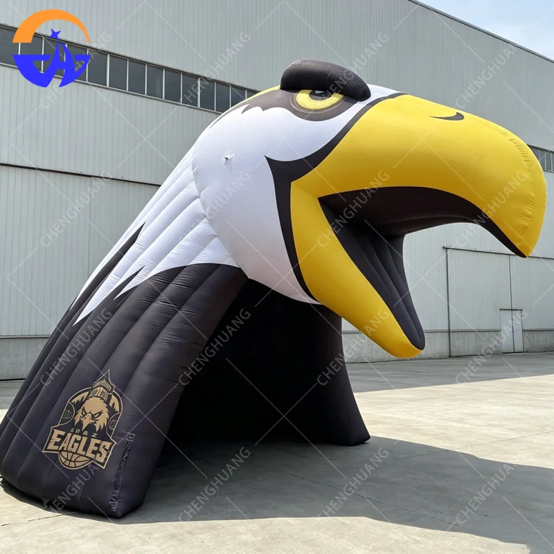 Customized inflatable parrot head arch tunnel tent model for outdoor advertising activities inflatable decorative props