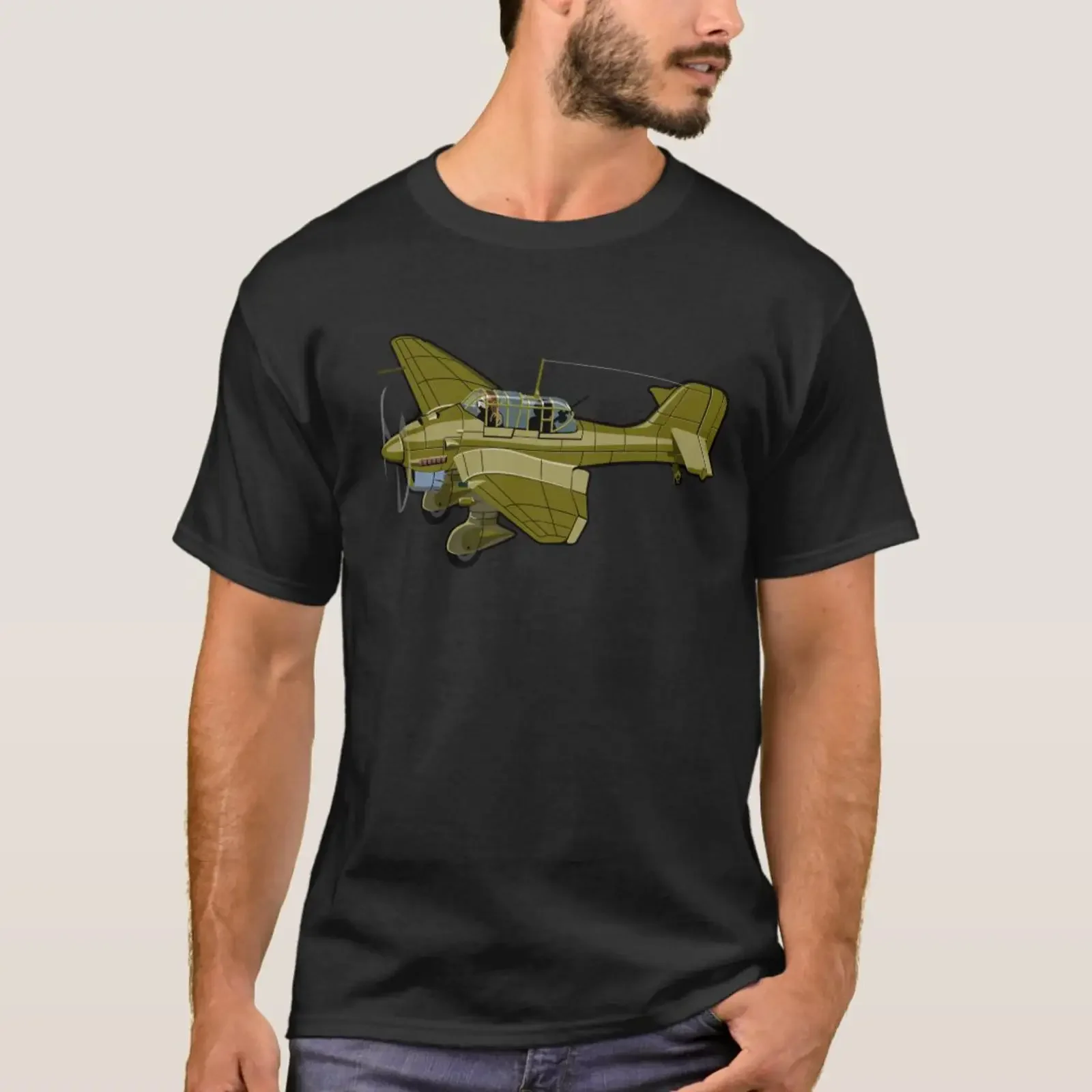 Cartoon retro bomber T Shirt vintage Washed designer clothes Soft Stretched Casual Versatile Stylish Slightly homme Unisex